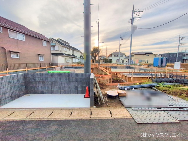 千葉県松戸市栗ケ沢の新築戸建て基礎写真 2025年10月28日撮影
