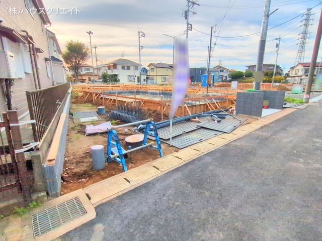 千葉県松戸市栗ケ沢の新築戸建て基礎写真 2025年10月28日撮影