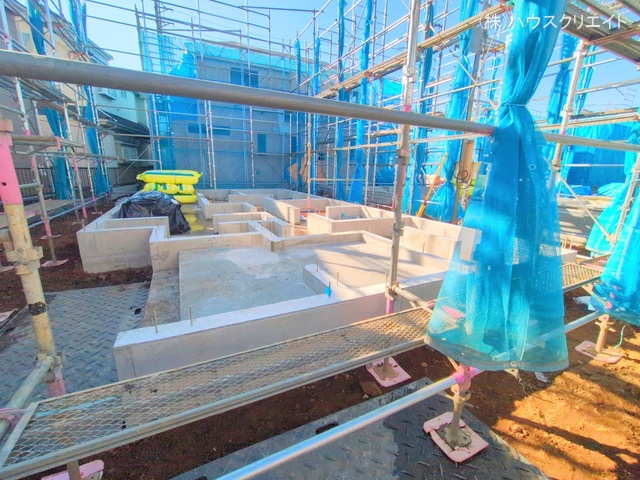 千葉県松戸市栗ケ沢の新築戸建て基礎写真 2025年11月25日撮影