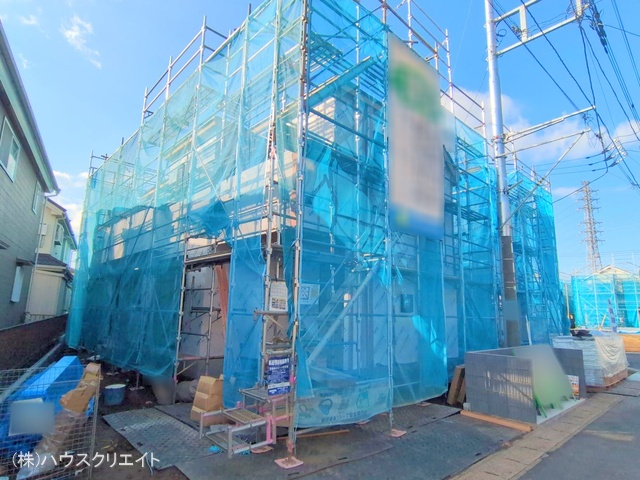 千葉県松戸市栗ケ沢の新築戸建てシート写真 2025年12月16日撮影