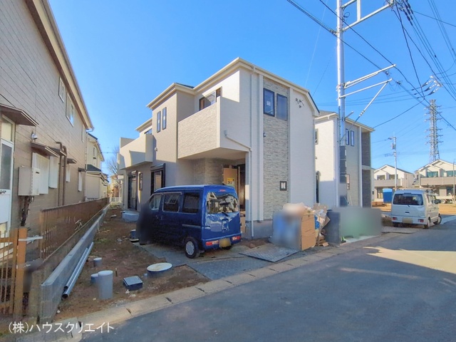 千葉県松戸市栗ケ沢の新築戸建て外構写真 2026年1月13日撮影