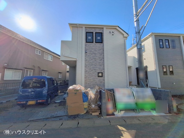 千葉県松戸市栗ケ沢の新築戸建て外構写真 2026年1月13日撮影