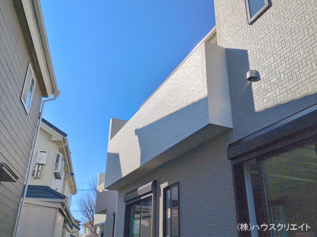 千葉県松戸市栗ケ沢の新築戸建て外構写真 2026年1月13日撮影