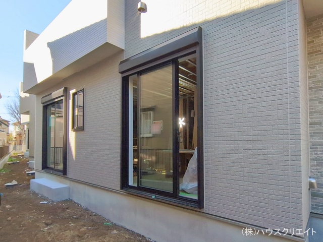 千葉県松戸市栗ケ沢の新築戸建て外構写真 2026年1月13日撮影