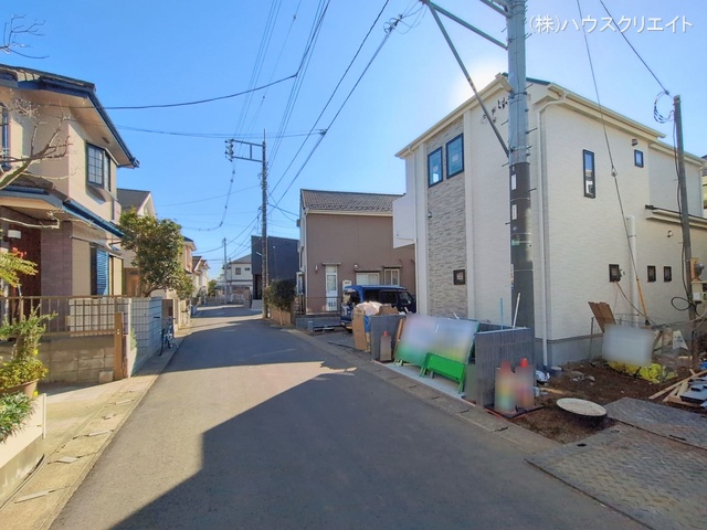 千葉県松戸市栗ケ沢の新築戸建て外構写真 2026年1月13日撮影