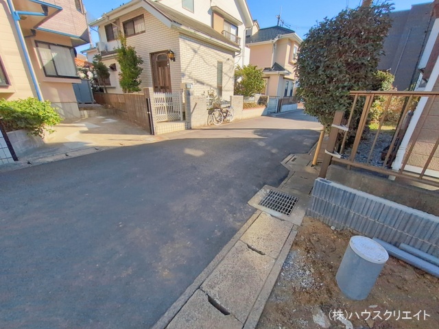 千葉県松戸市栗ケ沢の新築戸建て外構写真 2026年1月13日撮影