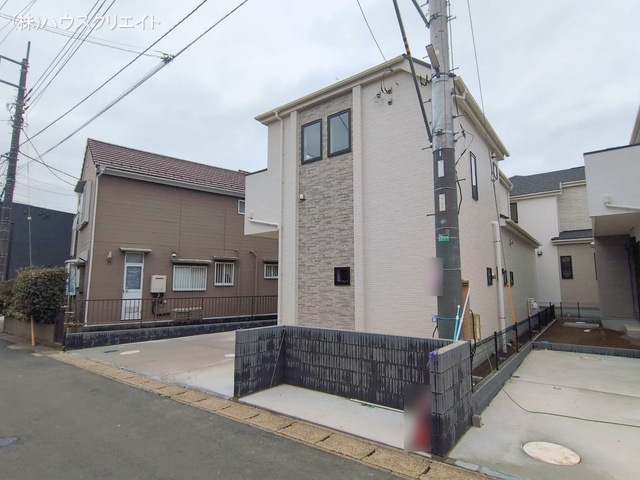 千葉県松戸市栗ケ沢の新築戸建て外構写真 2026年2月25日撮影