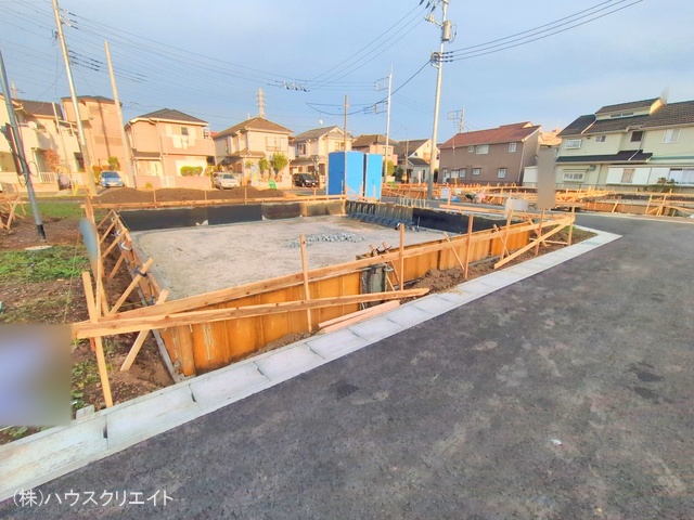 千葉県松戸市栗ケ沢の新築戸建て基礎写真 2025年10月28日撮影