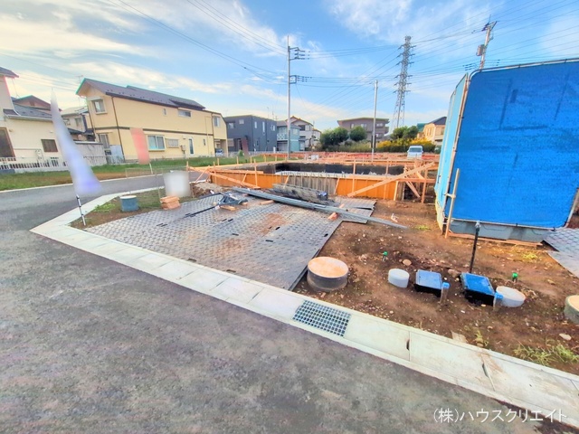 千葉県松戸市栗ケ沢の新築戸建て基礎写真 2025年10月28日撮影