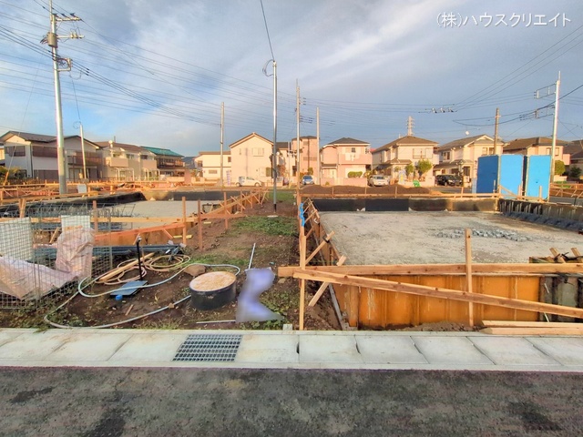 千葉県松戸市栗ケ沢の新築戸建て基礎写真 2025年10月28日撮影