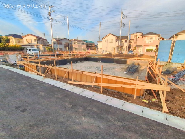 千葉県松戸市栗ケ沢の新築戸建て基礎写真 2025年10月28日撮影