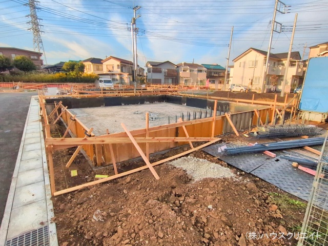 千葉県松戸市栗ケ沢の新築戸建て基礎写真 2025年10月28日撮影