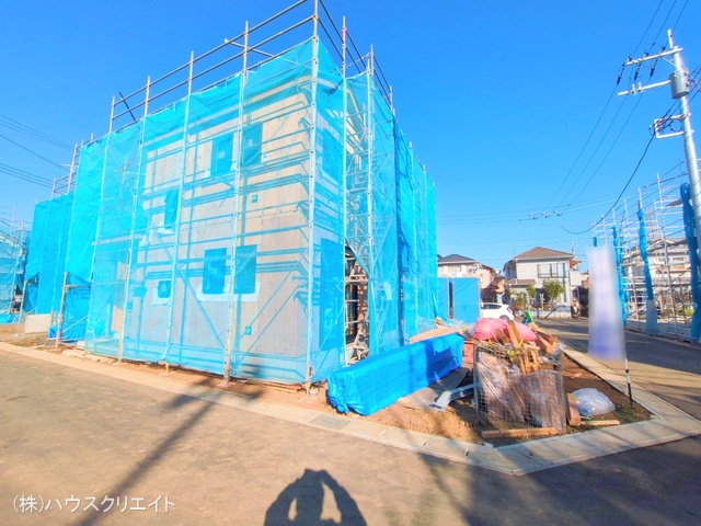 千葉県松戸市栗ケ沢の新築戸建て上棟写真 2025年11月25日撮影