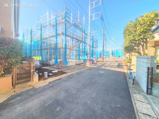 千葉県松戸市栗ケ沢の新築戸建て上棟写真 2025年11月25日撮影