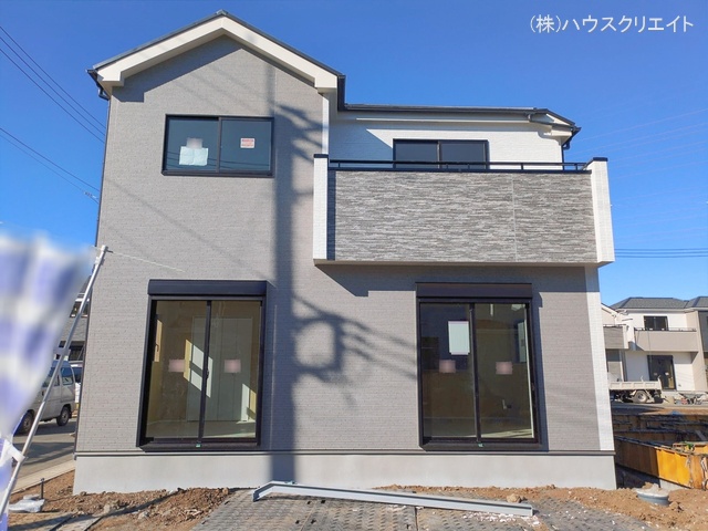 千葉県松戸市栗ケ沢の新築戸建て外構写真 2026年1月13日撮影
