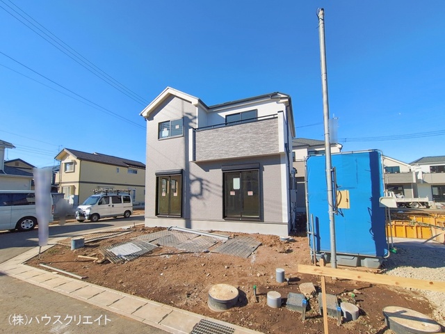千葉県松戸市栗ケ沢の新築戸建て外構写真 2026年1月13日撮影