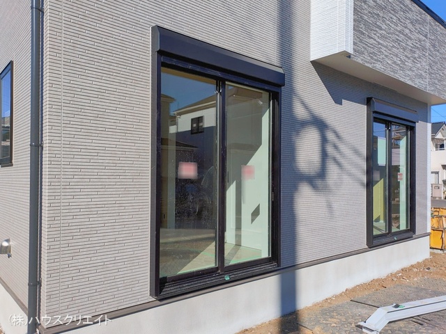 千葉県松戸市栗ケ沢の新築戸建て外構写真 2026年1月13日撮影