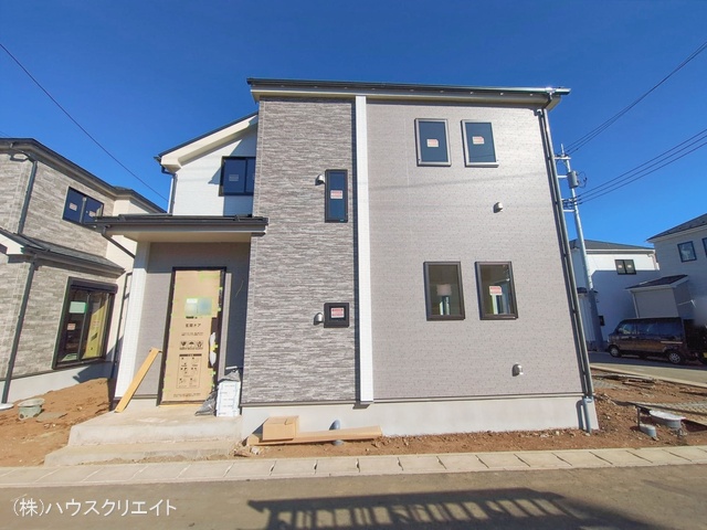 千葉県松戸市栗ケ沢の新築戸建て外構写真 2026年1月13日撮影