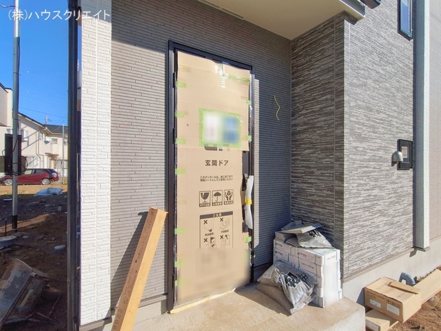 千葉県松戸市栗ケ沢の新築戸建て外構写真 2026年1月13日撮影