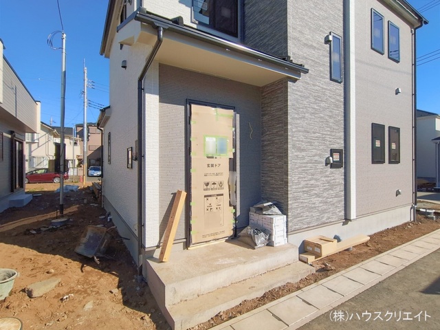 千葉県松戸市栗ケ沢の新築戸建て外構写真 2026年1月13日撮影