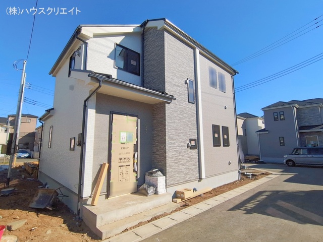 千葉県松戸市栗ケ沢の新築戸建て外構写真 2026年1月13日撮影