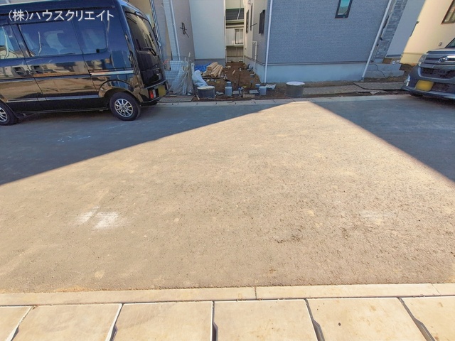 千葉県松戸市栗ケ沢の新築戸建て外構写真 2026年1月13日撮影