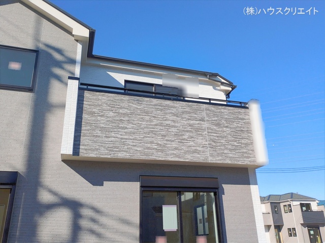千葉県松戸市栗ケ沢の新築戸建て外構写真 2026年1月13日撮影