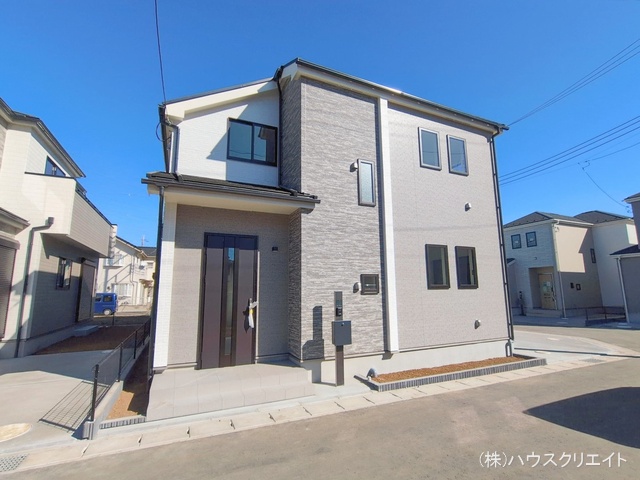 千葉県松戸市栗ケ沢の新築戸建て外構写真 2026年2月2日撮影