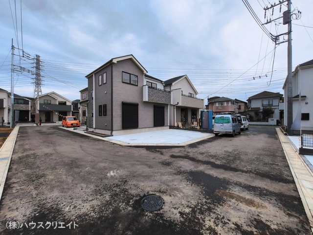 千葉県松戸市栗ケ沢の新築戸建て完成写真 2026年3月18日撮影
