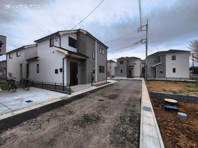千葉県松戸市栗ケ沢の新築戸建て完成写真 2026年3月18日撮影