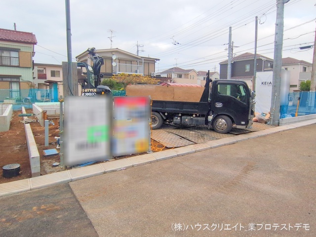 千葉県流山市こうのす台の新築戸建て基礎写真 2025年12月1日撮影