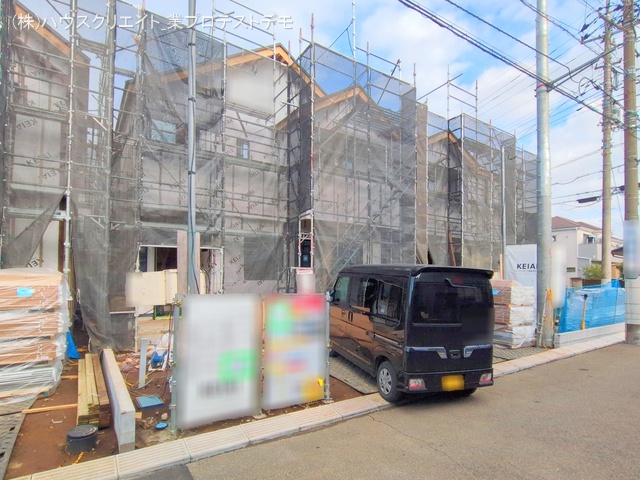 千葉県流山市こうのす台の新築戸建てシート写真 2025年12月22日撮影