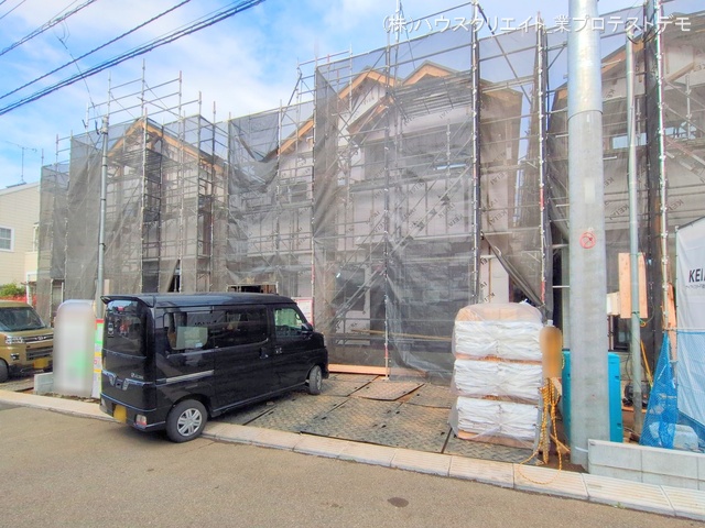 千葉県流山市こうのす台の新築戸建てシート写真 2025年12月22日撮影