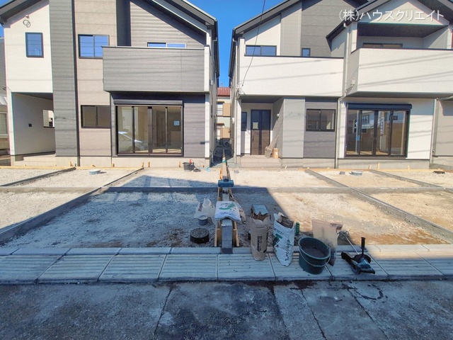 千葉県流山市こうのす台の新築戸建て外構写真 2026年2月3日撮影