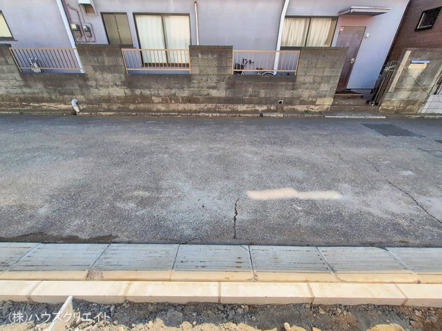 千葉県流山市こうのす台の新築戸建て外構写真 2026年2月3日撮影