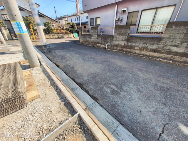 千葉県流山市こうのす台の新築戸建て外構写真 2026年2月3日撮影