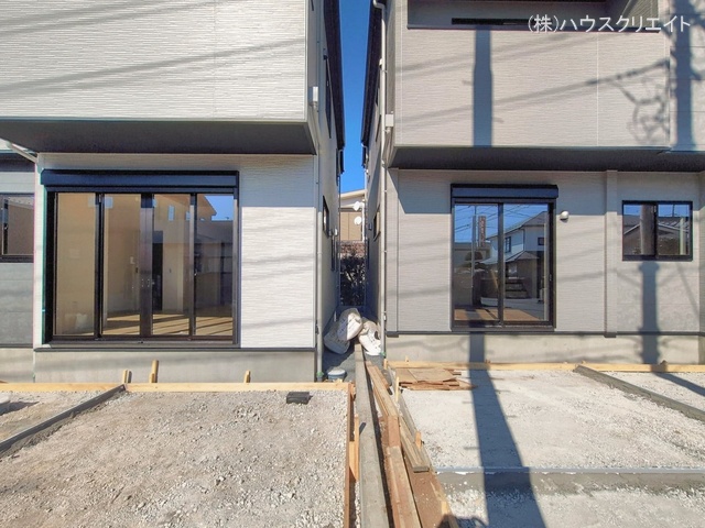 千葉県流山市こうのす台の新築戸建て外構写真 2026年2月3日撮影