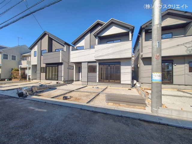 千葉県流山市こうのす台の新築戸建て外構写真 2026年2月3日撮影