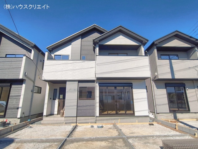 千葉県流山市こうのす台の新築戸建て外構写真 2026年2月3日撮影