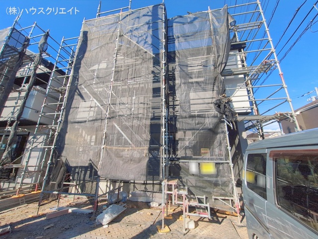 千葉県流山市こうのす台の新築戸建てシート写真 2026年1月7日撮影