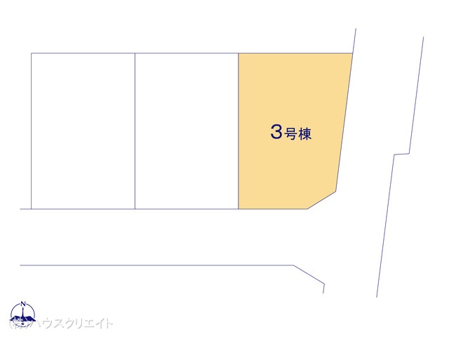 千葉県流山市こうのす台の新築戸建て全体区画図 ※図面と異なる場合は現況を優先