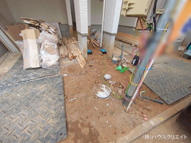 千葉県船橋市夏見２丁目の新築戸建て外構写真 2026年1月27日撮影