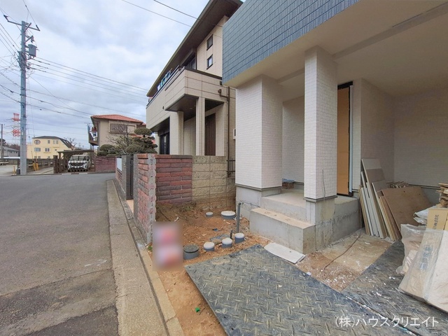 千葉県船橋市夏見２丁目の新築戸建て外構写真 2026年1月27日撮影