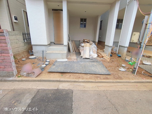 千葉県船橋市夏見２丁目の新築戸建て外構写真 2026年1月27日撮影
