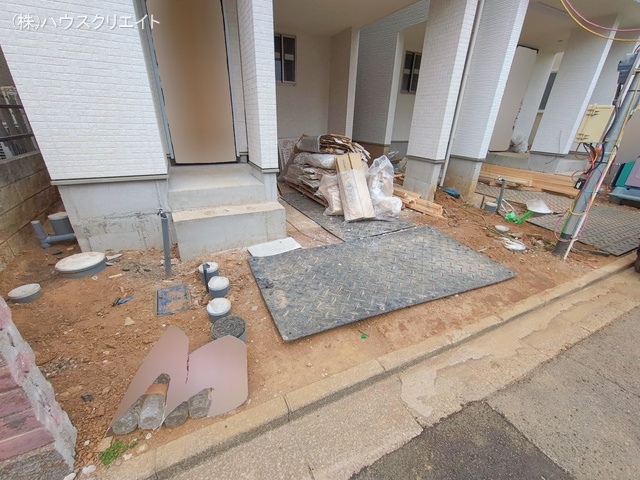 千葉県船橋市夏見２丁目の新築戸建て外構写真 2026年1月27日撮影