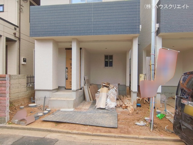 千葉県船橋市夏見２丁目の新築戸建て外構写真 2026年1月27日撮影