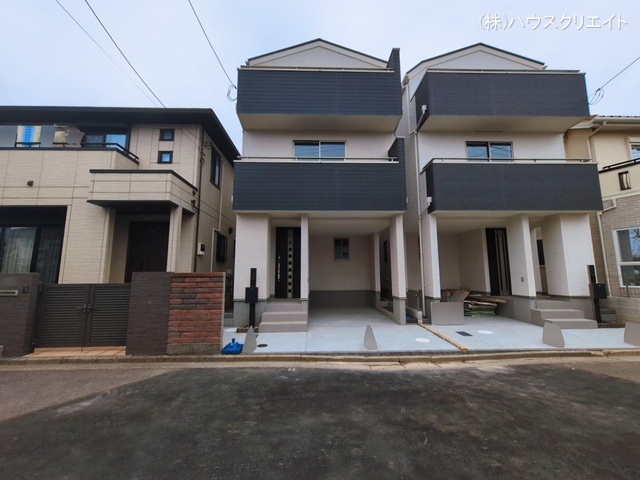 千葉県船橋市夏見２丁目の新築戸建て完成写真 2026年3月16日撮影