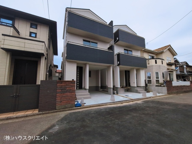 千葉県船橋市夏見２丁目の新築戸建て完成写真 2026年3月16日撮影