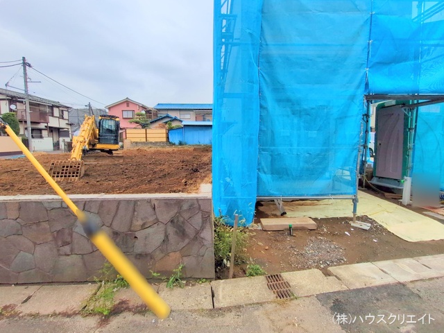 千葉県市川市香取1丁目の新築戸建て上棟写真 2025年11月12日撮影