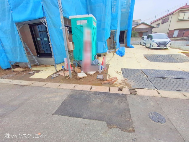 千葉県市川市香取1丁目の新築戸建て上棟写真 2025年11月12日撮影